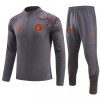 Sudadera De Entrenamiento Manchester City Cremallera De Cuarto 23-24 Gris - Hombre